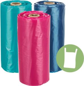 Bajspåsar m. handtag 3x15st