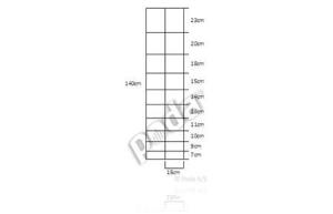 Nät Stängsel 140-11-15 100m