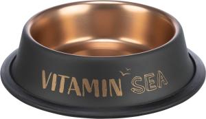 Be Nordic Matskål Rostfri/Gummi Svart/Brons