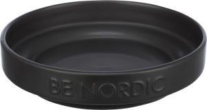 Be Nordic Matskål Keramik/Gummi Svart
