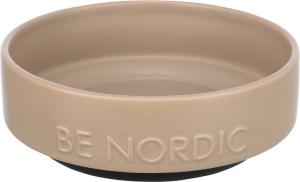 Be Nordic Matskål Keramik/Gummi Taupe