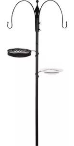 Fågelmatarstation svart 247cm