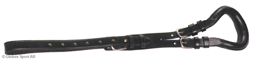 Svanskappa Läder Globus Svart