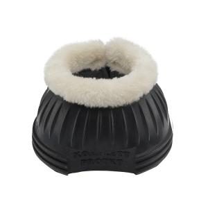 Gummiboots med pälskant "No Turn", Svart