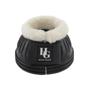 Gummiboots med pälskant "No Turn", Svart