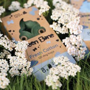 Hundpåse Green Bone Bomull 8 x15st