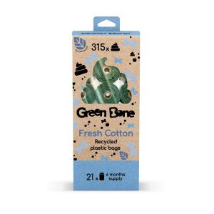 Hundpåse Green Bone Bomull 8 x15st