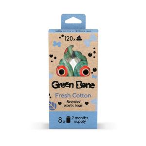 Hundpåse Green Bone Cotton