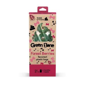Hundpåse Green Bone Skogsbär 8 x15st