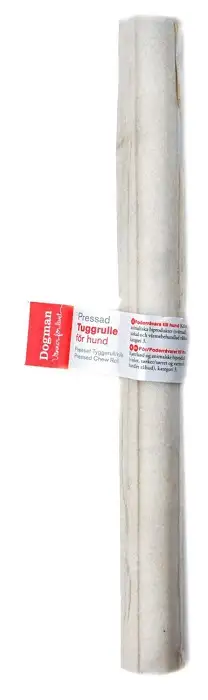 Tuggrulle pressad vit 25cm grov
