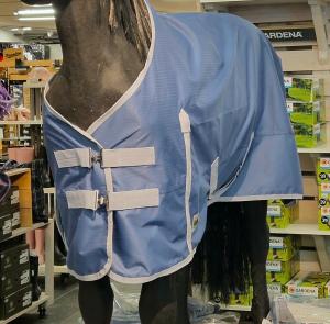 Regntäcke Landäng 600D 0g Blå/Lj.Grå