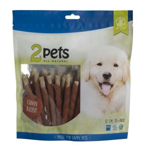 2pets Mald Tuggpinne m Kanin 12cm 30-pack