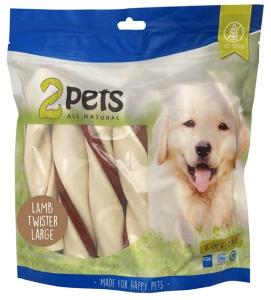 2pets Tuggtwister m lamm L 500g