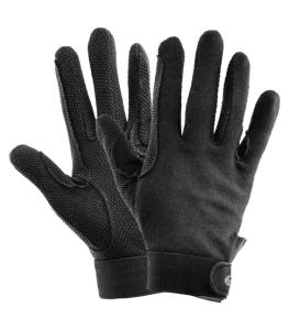 Ridhandske Picot Winter Cotton Svart