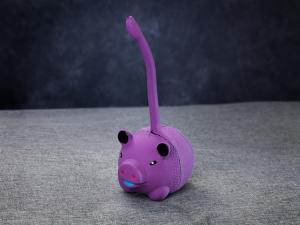 Hundleksak Piggy Lila 21cm