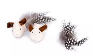 Kattleksak Canvasmus 4,5cm