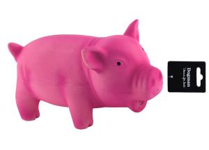 Leksak Latexgris m. ljud Rosa 23cm