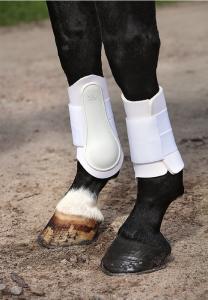 Benskydd Fram Protector i neoprene, Vit