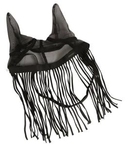 Flyveil med mask, Svart