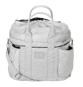 Ryktpåse Glossy Quilte Platinum Pearlgrey