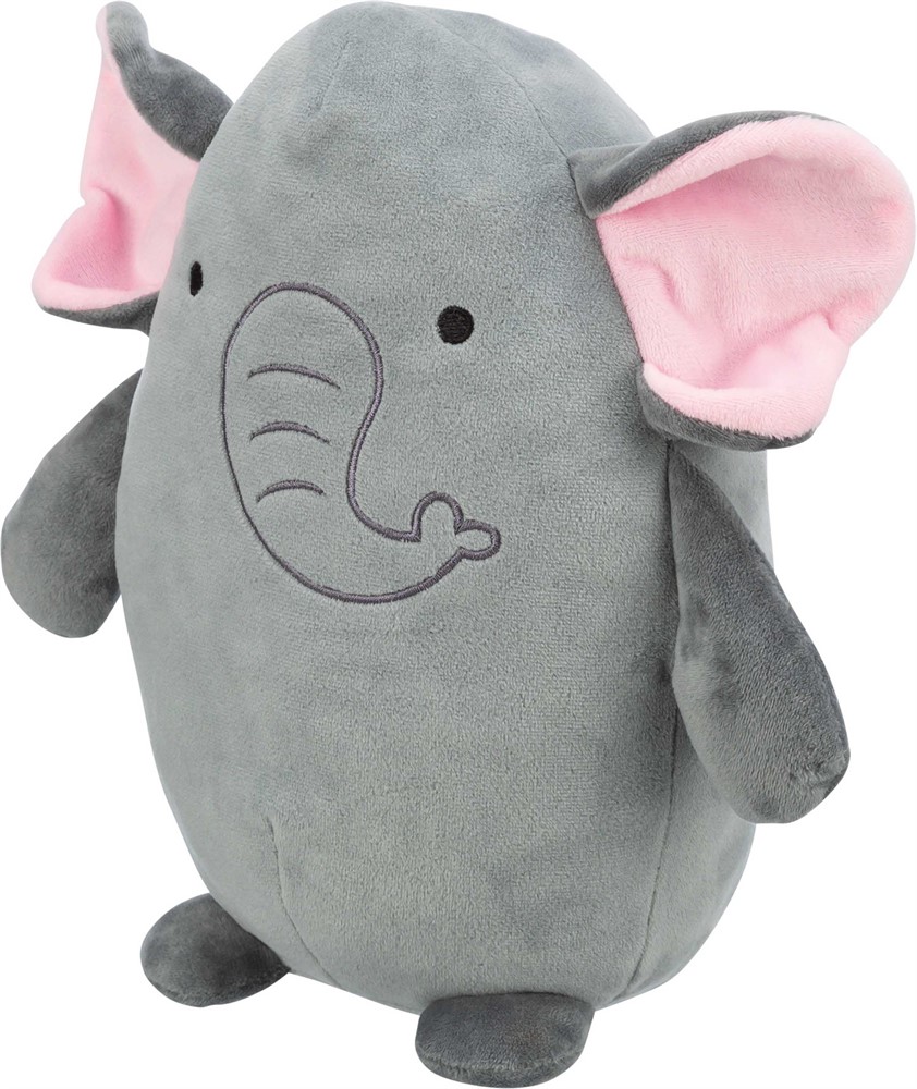 Elefant, memoryfoam, plysch, 27cm