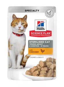 Hills Katt YoungAd Sterilised Salmon & Chicken 12x85g