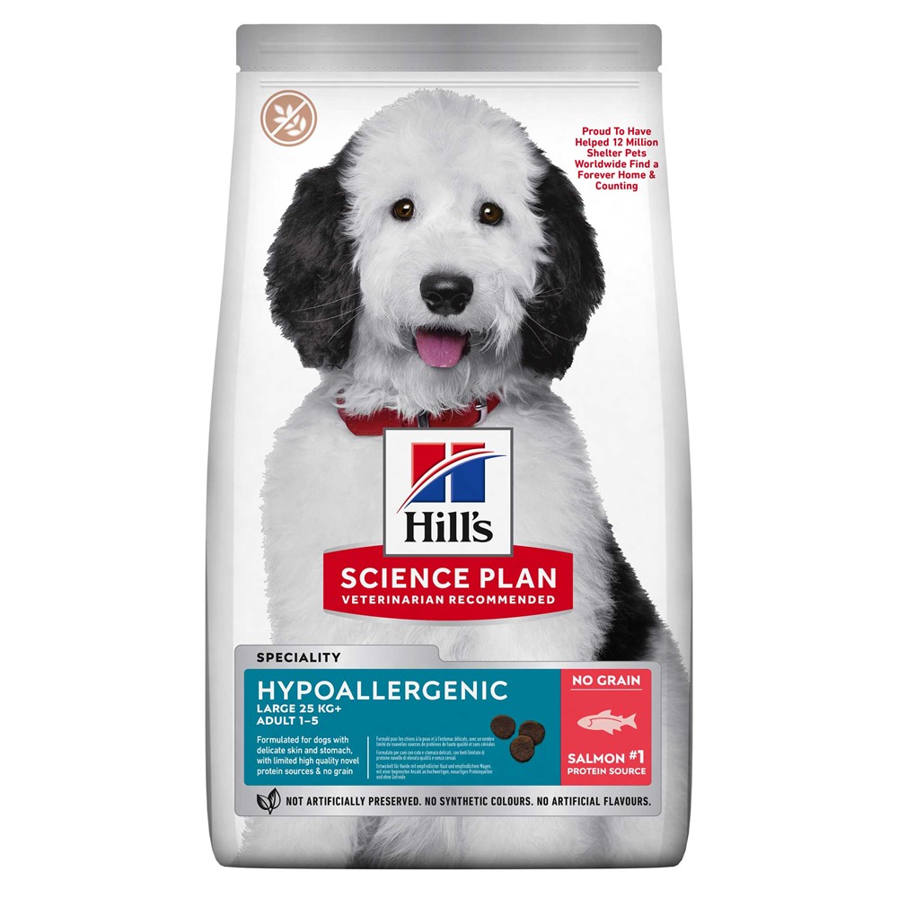 Hills Hund Adult Hypoallergenic Large Breed Salmon 14kg