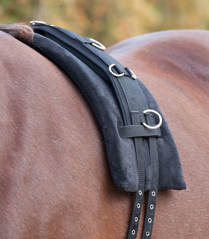 Padd för longergjord Memory Foam Svart