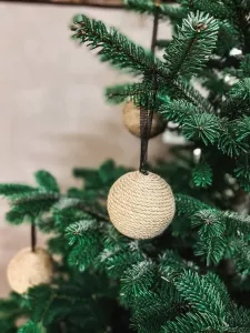 Julgranskulor Hampa 8-Pack