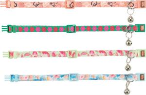Katthalsband Flower Power 19-31cm