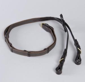 Tygel Supergrip med stropp, Brun/Mässing Shetland