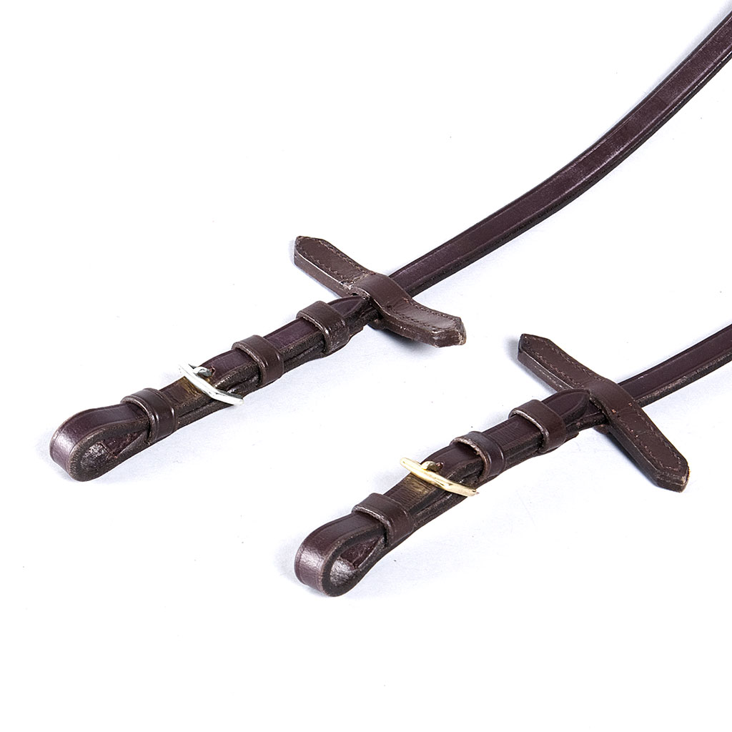 Tygel Läder Gummiinsida Brun/Silver Full