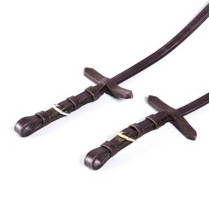 Tygel Läder Gummiinsida Brun/Silver Full