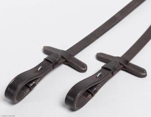 Tygel Läder Gummiinsida Soft Svart/Silver