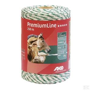 Eltråd 3mm PremiumLine 250 mtr vit/grön