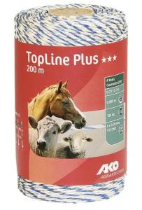 Elrep 3mm 200m vit/blå