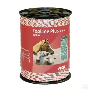 Elrep 3mm 400m vit/röd