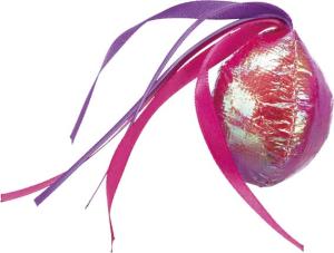 Kattleksak Glitterbollar Tyg 5cm 2-Pack