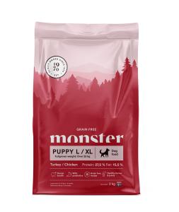 Monster Dog GF Puppy L/XL Turkey/Chicken
