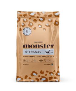 Monster Cat GF Sterilized Turkey/Chicken