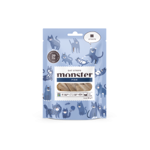 Monster Katt Strips Fish 50g