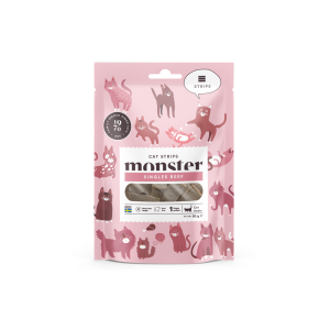 Monster Katt Strips Beef 50g