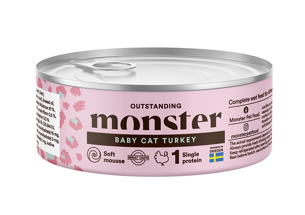 Monster Cat Baby Mousse Burk 100g