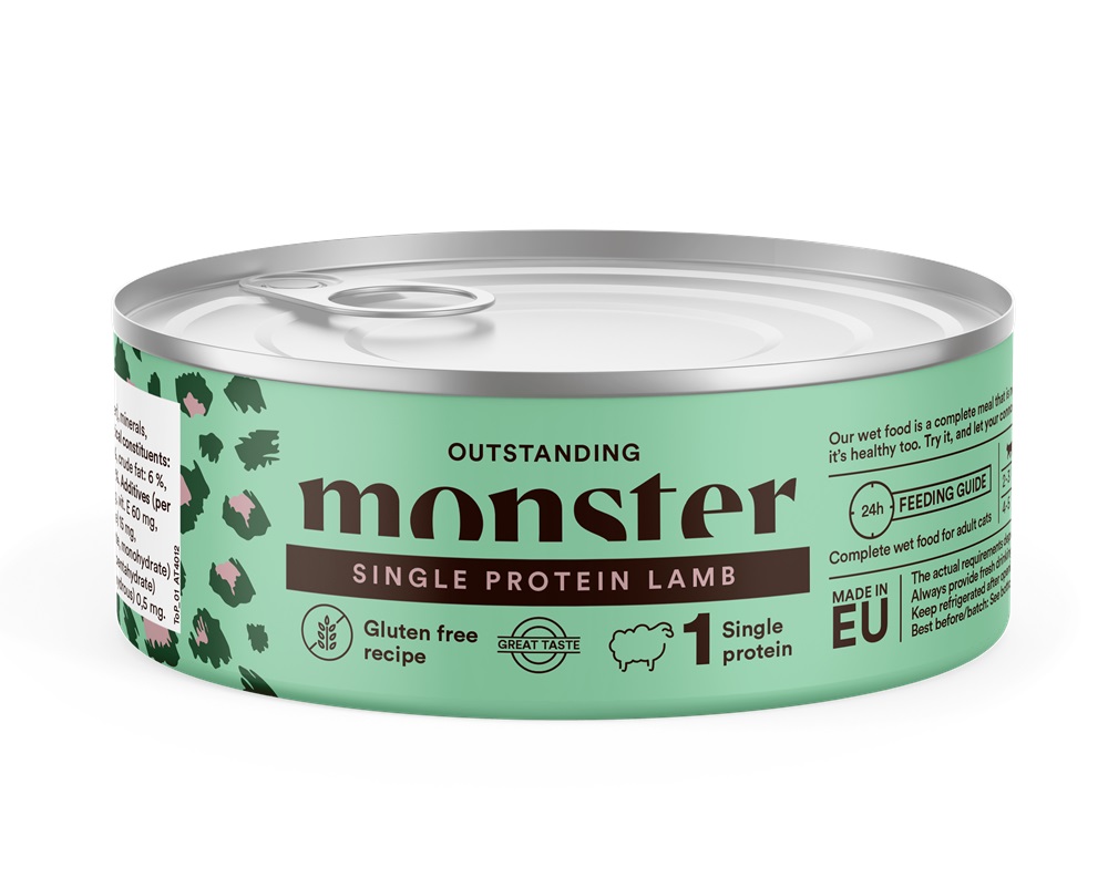 Monster Cat Adult Single Lamb Burk 100g