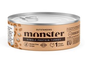 Monster Cat Adult Single Turkey Burk 100g