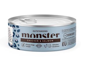 Monster Cat Adult Multi Chicken/Salmon Burk 100g