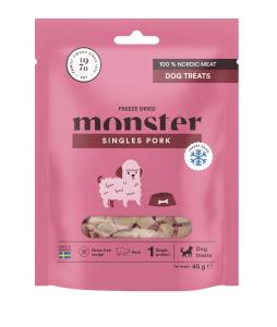 Monster Hund Frystorkad Gris 45g