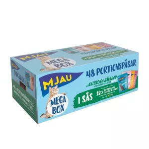Mjau Megabox Kött&Fisk 48*85g