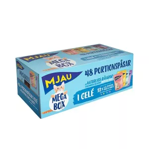Mjau Megabox Kött&Fisk i Gelé