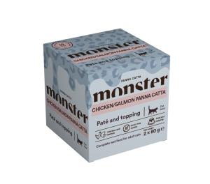 Monster Cat Panna Catta Chicken/Salmon 2-pack